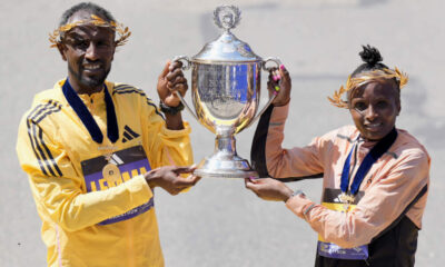 The winners in the 2024 Boston Marathon