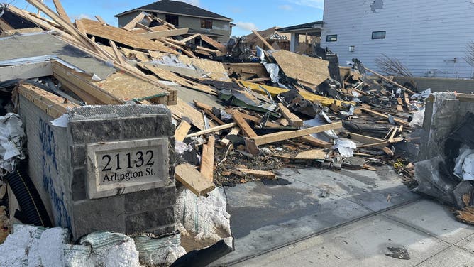 Tornado damage in Elkhorn, NE