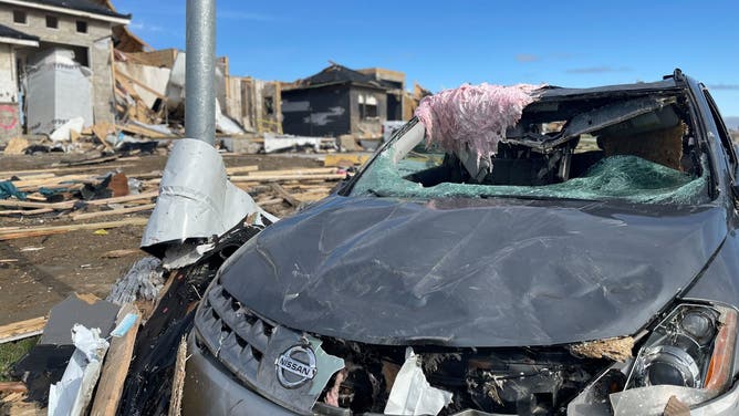 Tornado damage in Elkhorn, NE