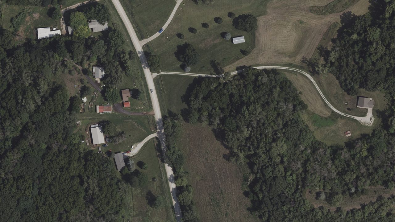 Homes are seen near Crescent, Nebraska.