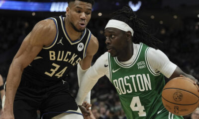 Bucks withstand Antetokounmpo's injury to beat Celtics 104-91