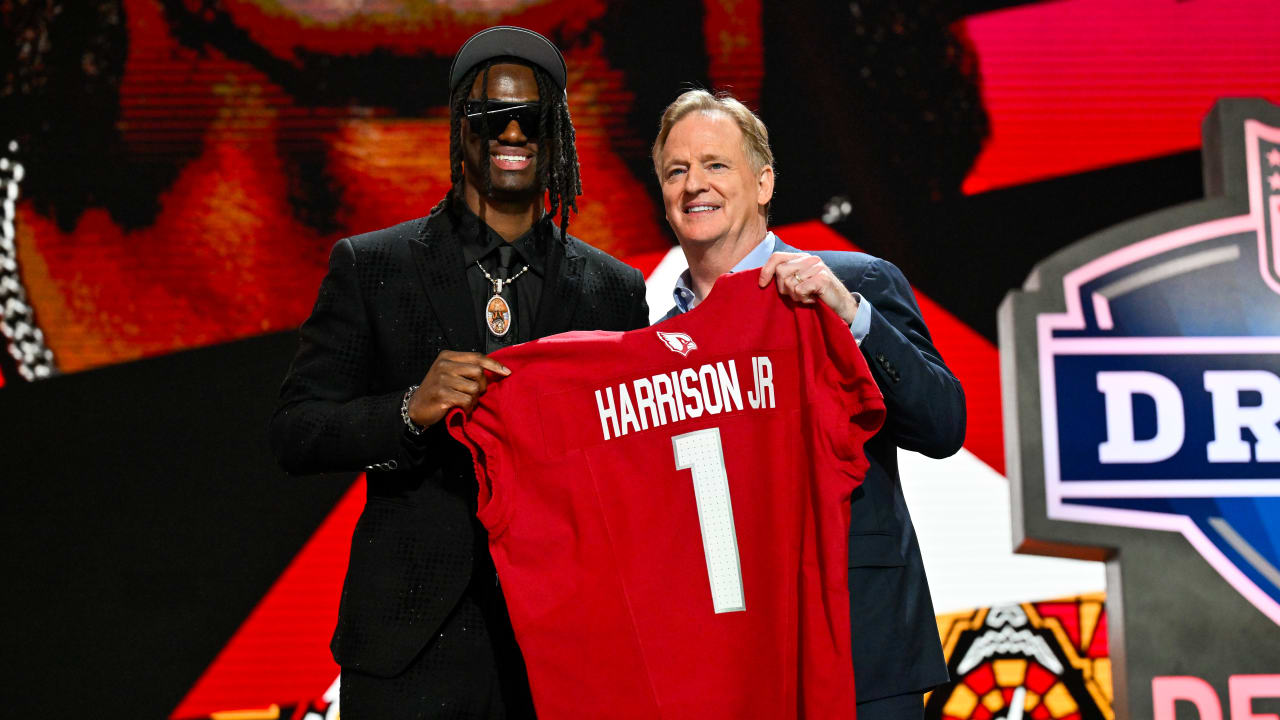 Cardinals select Ohio State WR Marvin Harrison Jr. with No. 4 overall pick in 2024 NFL Draft