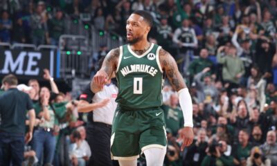 Damian Lillard's 35-point first half carries Bucks to Game 1 win