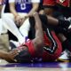 Heat's Jimmy Butler injures knee in play-in loss, set for MRI