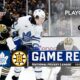 Maple Leafs edge Bruins in Game 2, tie Eastern 1st Round