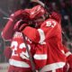 Raymond scores late in 3rd and OT to keep Red Wings playoff chances alive with 5-4 win over Canadiens