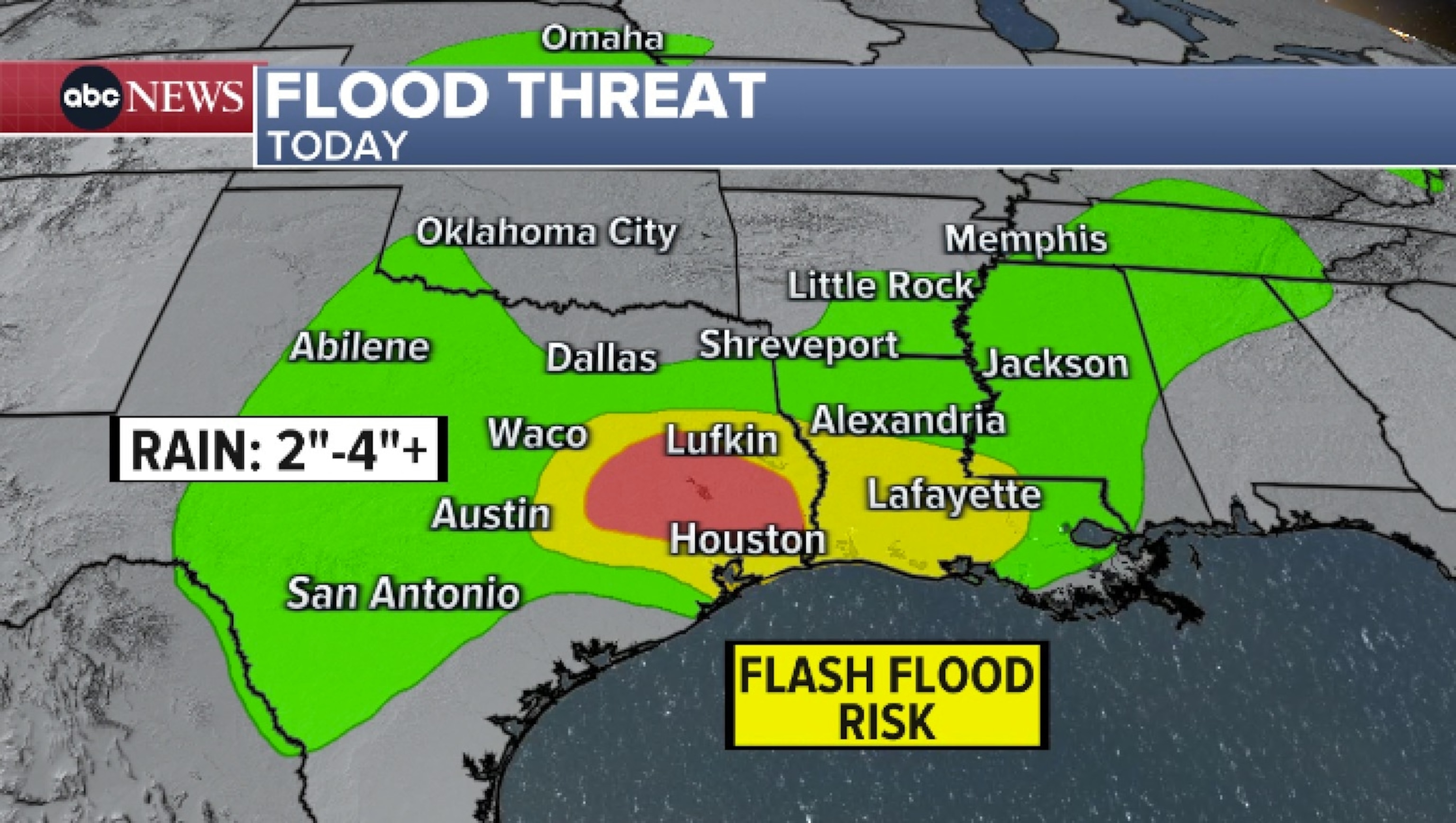 PHOTO: Flood threat today.