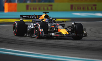 F1 Miami Grand Prix qualifying results: Max Verstappen takes pole from Charles Leclerc, Carlos Sainz; full grid