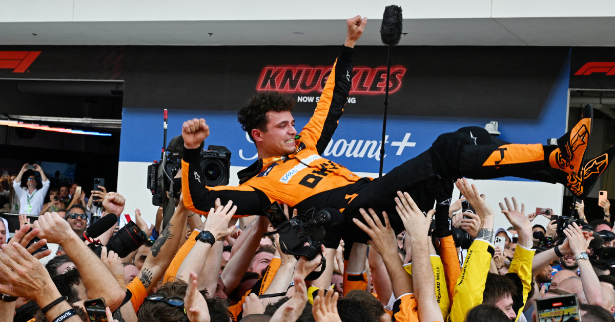 McLaren's Lando Norris wins his first Formula 1 race at thrilling Miami Grand Prix