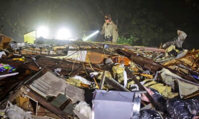 One killed in Oklahoma tornado as severe storms batter central and southern states