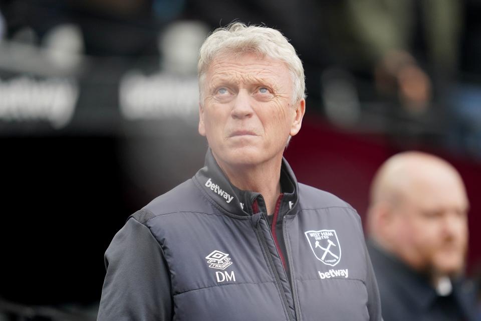 David Moyes has one game left as West Ham manager (Adam Davy/PA) (PA Wire)