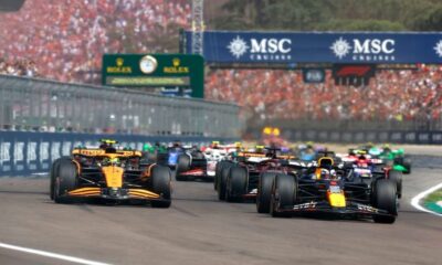 Max Verstappen beats Lando Norris