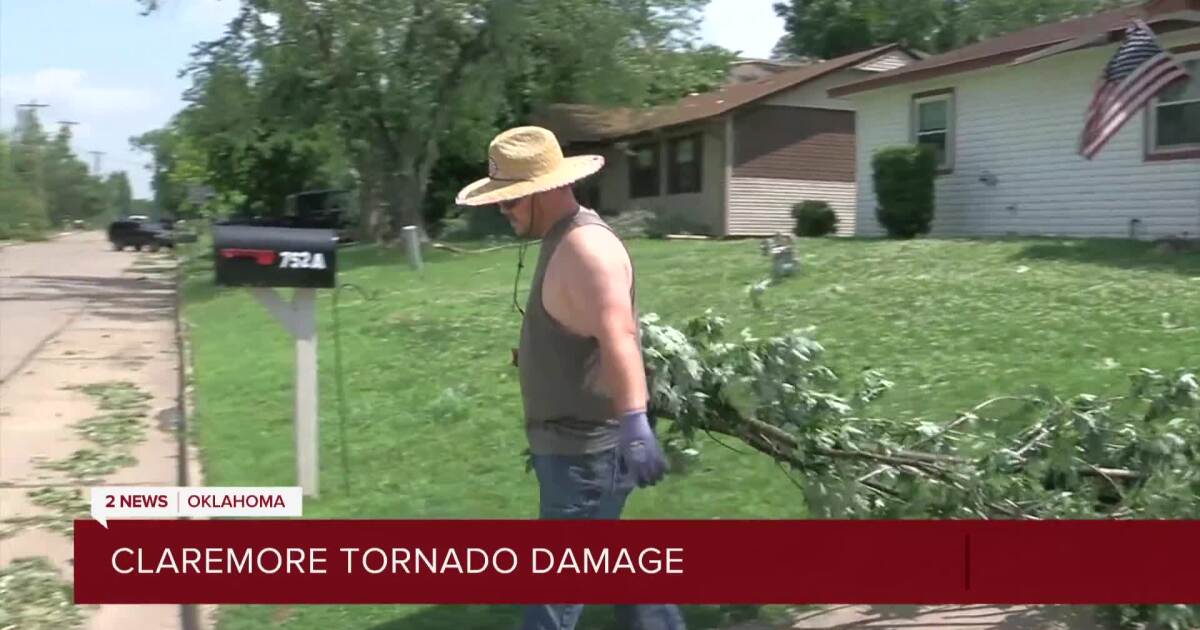 NWS Tulsa gives Claremore tornado initial EF-2 rating