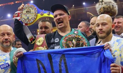 Oleksandr Usyk suffers broken jaw in win over Tyson Fury to claim undisputed heavyweight champion