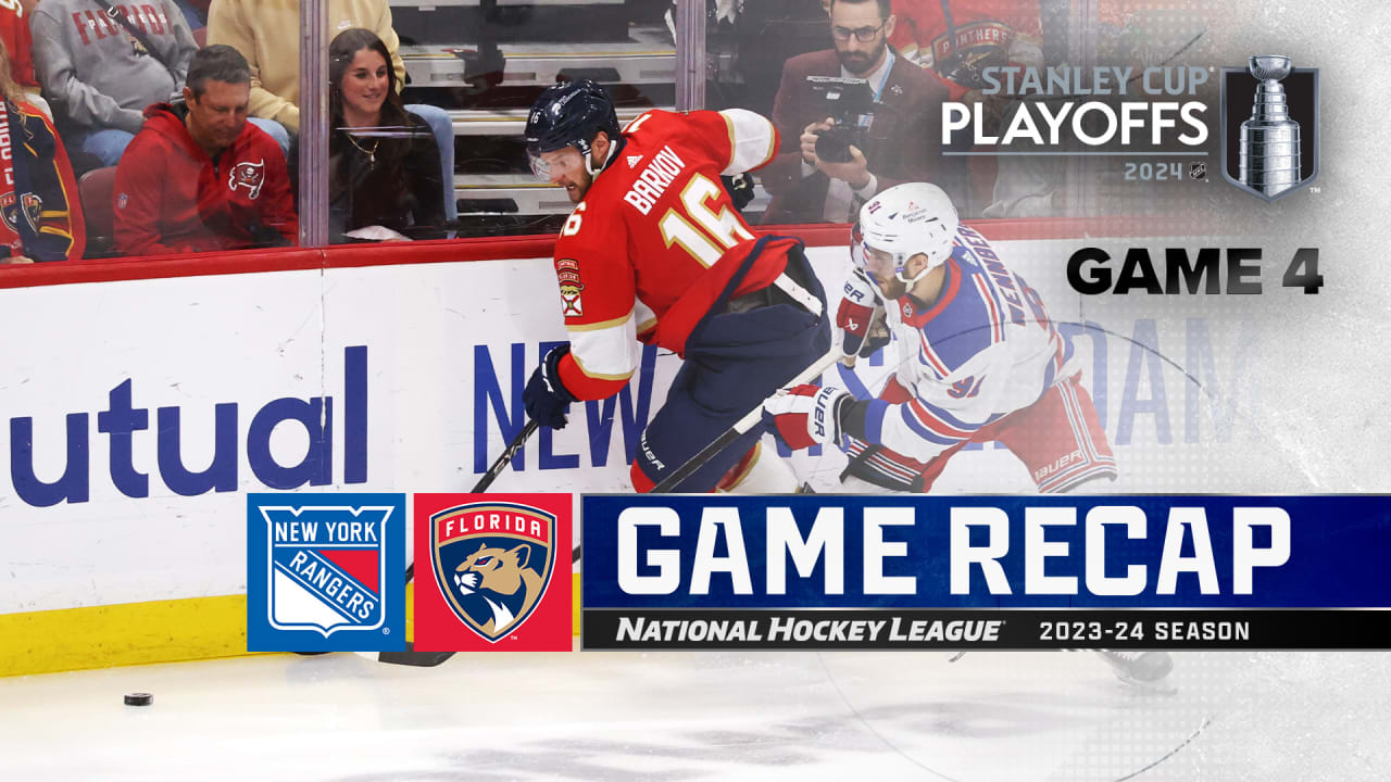 Panthers defeat Rangers in OT in Game 4, even Eastern Final