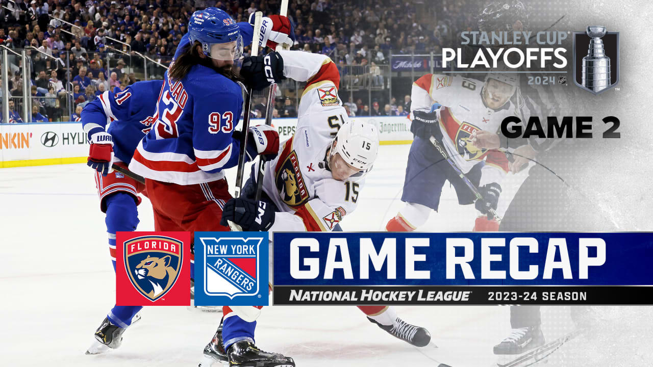 Rangers top Panthers in OT in Game 2, even Eastern Final