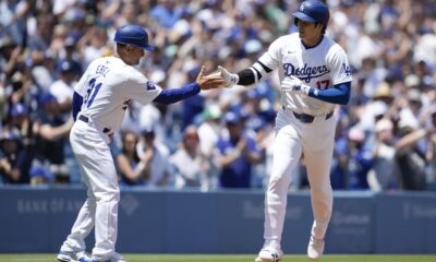 Shohei Ohtani homers twice as Dodgers sweep Braves with 5-1 win