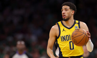 Tyrese Haliburton's status unknown after Pacers star left Game 2 with hamstring injury