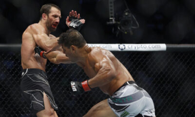 UFC free fight: Paulo Costa outslugs Luke Rockhold in wild Fight of the Night