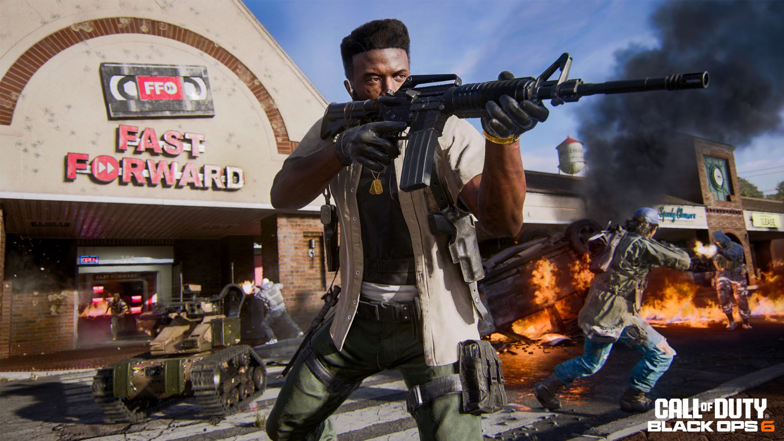 Troy Marshall aiming at his target in Call of Duty Black Ops 6 key visual
