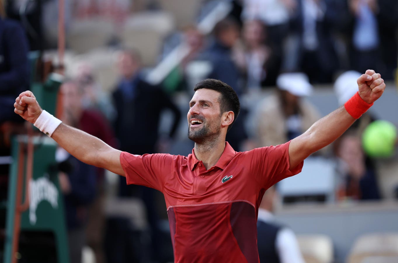 After Knee Injury, Novak Djokovic Uncertain If He’ll Play French Open Quarterfinal