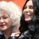 Cher joins Cyndi Lauper at Hollywood handprint ceremony