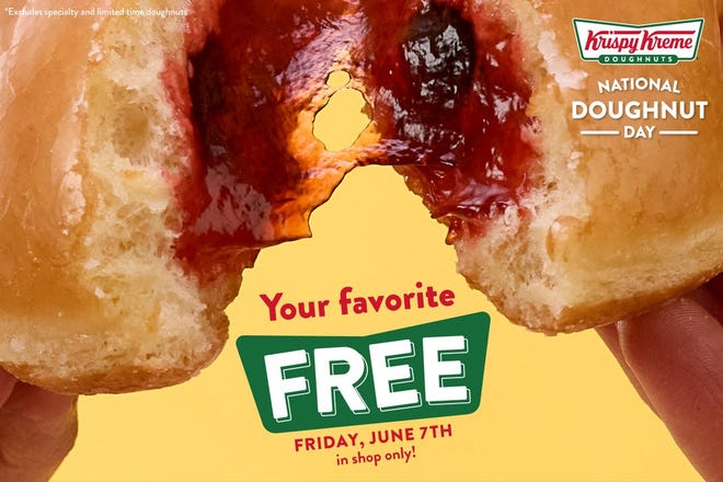 Krispy Kreme will be offering customers a free