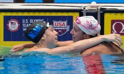 Gretchen Walsh follows world record with 1st Olympic berth; Carson Foster wins 400 IM