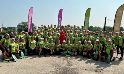 A group photo of participants in the 2023 Hope Chest Buffalo Niagara Dragon Boat Festival (Courtesy of Hope Chest)