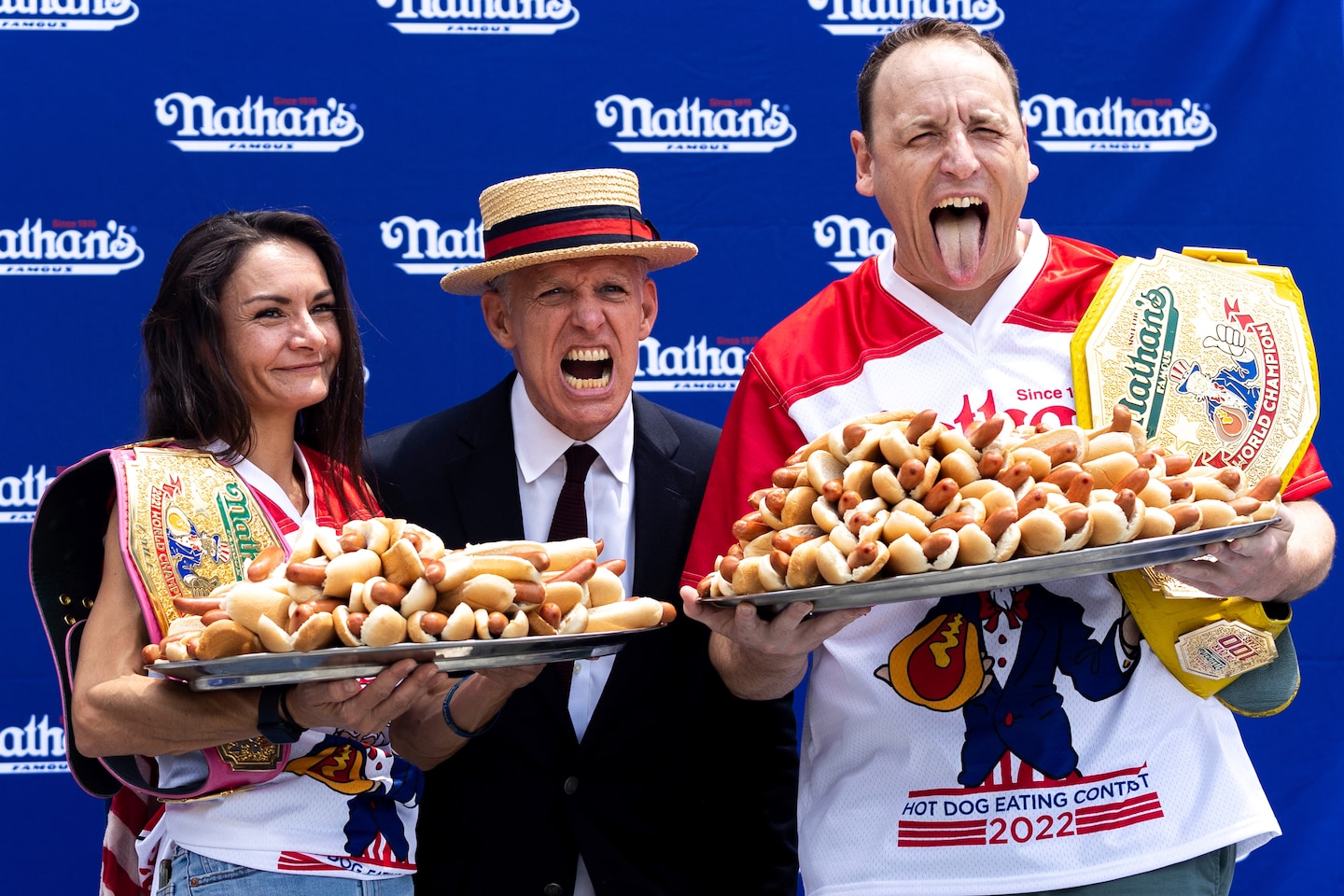 Joey Chestnut barred from Nathan’s hot dog contest after Impossible Foods deal