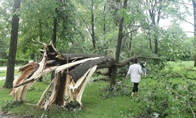 Tornado hits Michigan, killing toddler, while Ohio and Maryland storms injure at least 13