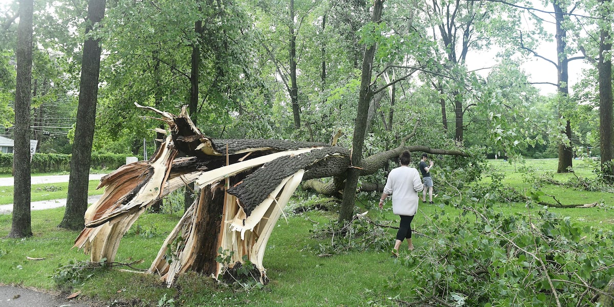 Tornado hits Michigan, killing toddler, while Ohio and Maryland storms injure at least 13
