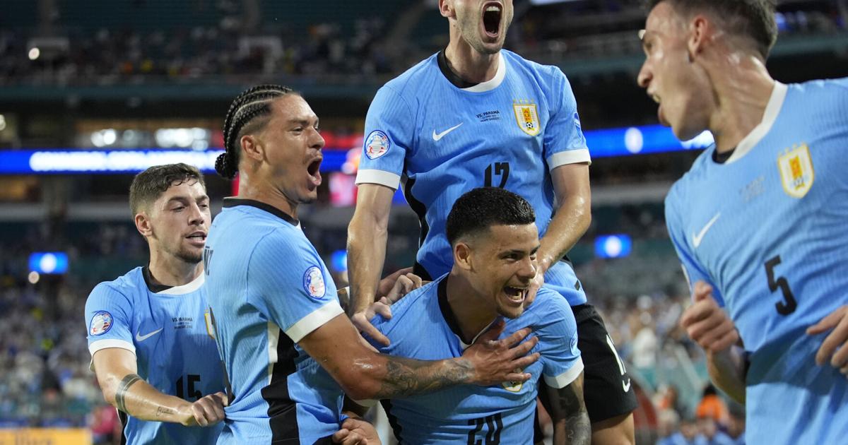 Uruguay derrota 3-1 a una porfiada Panamá en su debut en la Copa América | Deportes