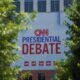 Signs promoting the debate between U.S. President Joe Biden and his rival Donald Trump are erected around the venue at CNN Center in Atlanta, Georgia, U.S. June 24, 2024. REUTERS/Megan Varner