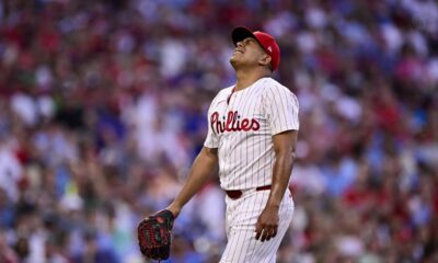 X-rays negative on Phillies left-hander Ranger Suárez after he was hit by a line drive