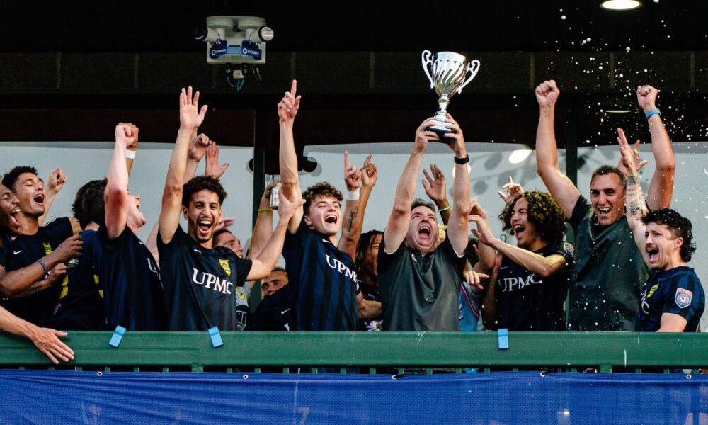 Photo Gallery: Steel City FC lift Great Lakes cup again before lively crowd at Founders Field