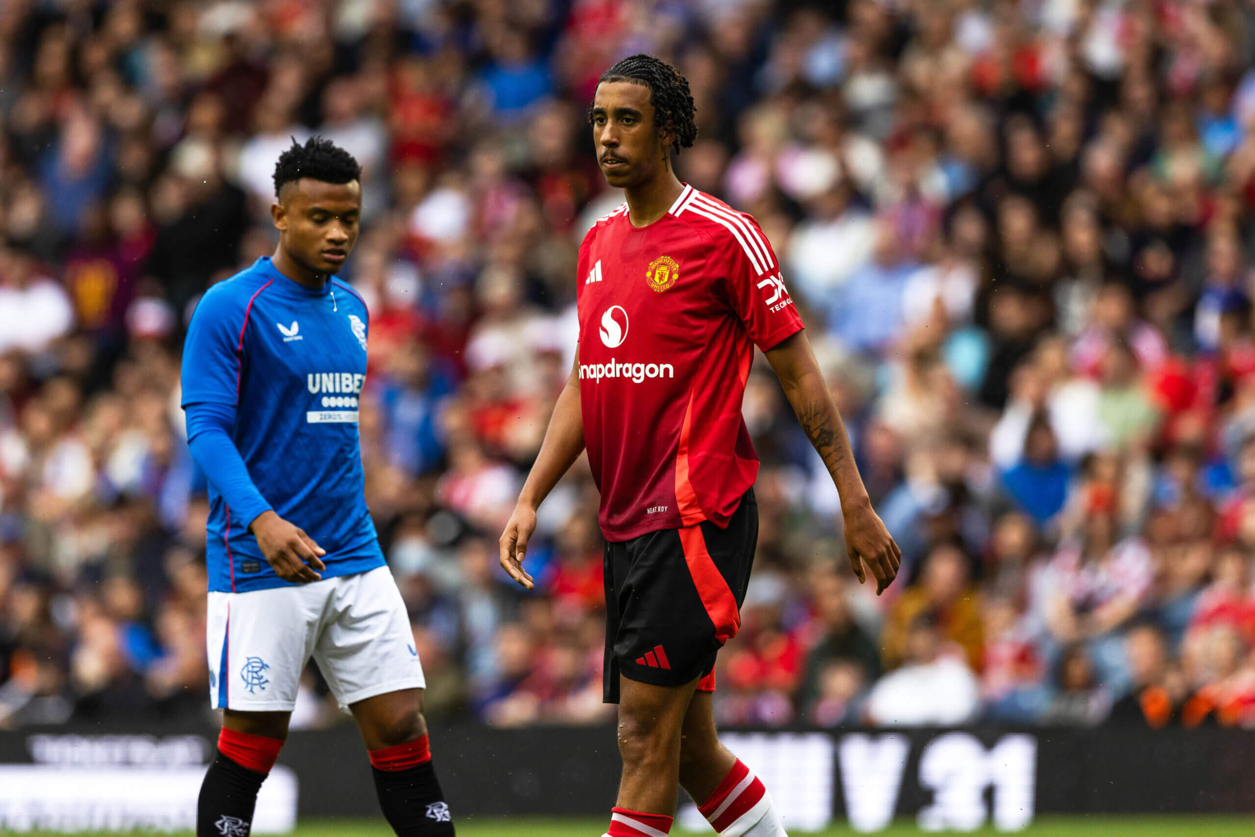 Rangers 0 Manchester United 2 – Impressive start from Yoro, Amad kicks on, standards improving?