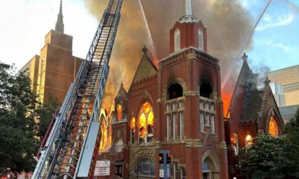 Downtown Dallas church fire: The latest updates