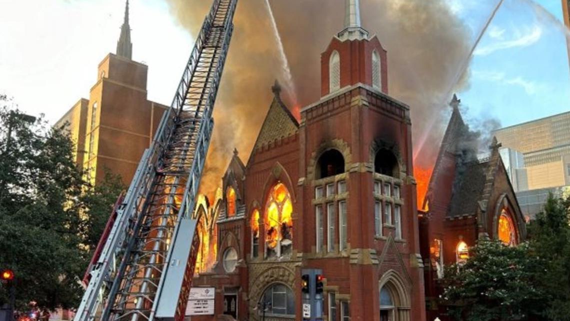 Downtown Dallas church fire: The latest updates