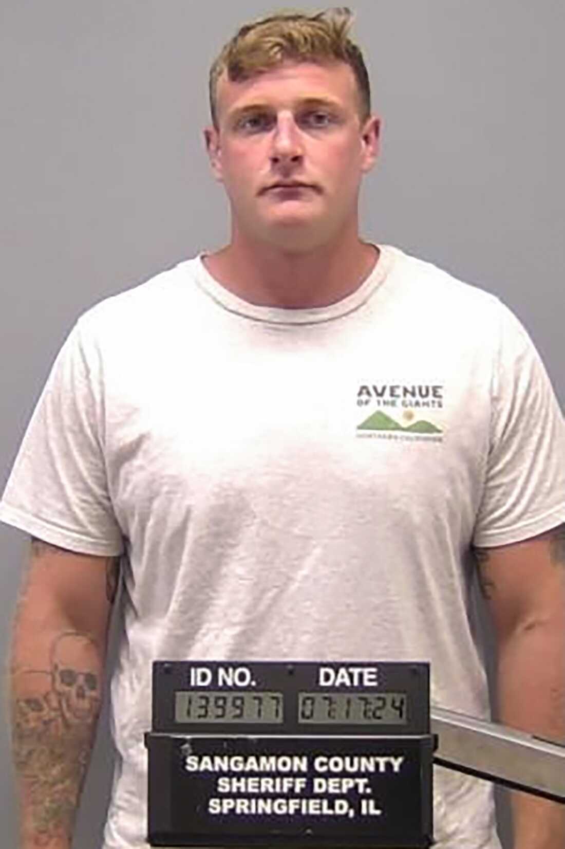 This booking photo provided by the Sangamon County Sheriff's Office shows Sean Grayson, on July 17, 2024, in Springfield, Ill.