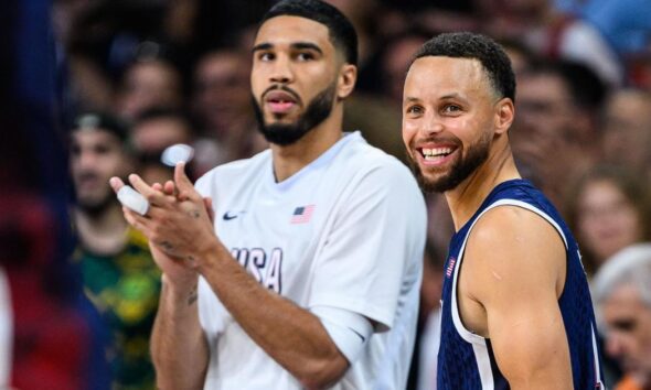 Boston Celtics star Jayson Tatum benched as Team USA beats Serbia in Olympics opener