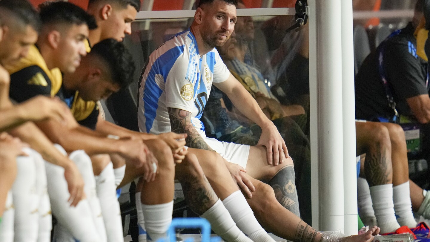 Copa America final 2024: Lionel Messi exits after leg injury