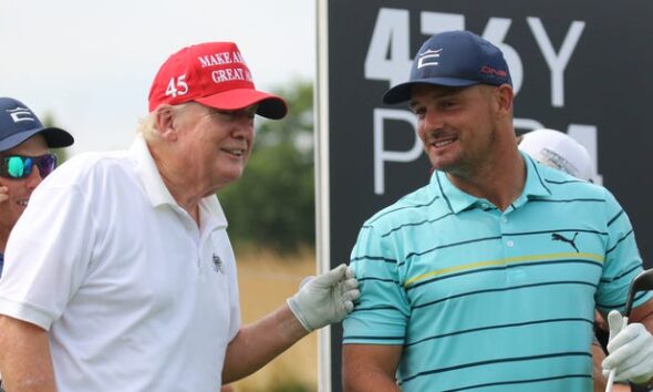 Donald Trump and Bryson DeChambeau, did they break 50?