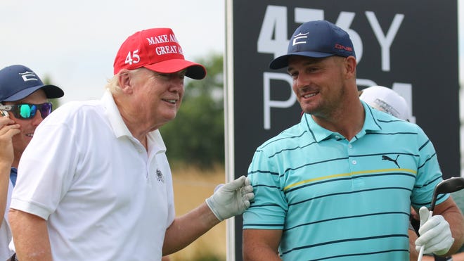 Donald Trump and Bryson DeChambeau, did they break 50?