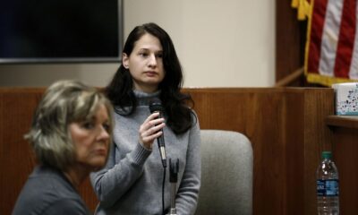 Gypsy Rose Blanchard takes the stand Nov. 15, 2018, in Springfield, Mo., during the trial of her ex-boyfriend, Nicholas Godejohn, who is accused of stabbing Blanchard's mother, Clauddine "Dee Dee" Blanchard, at her home in June 2015. (Nathan Papes/The Springfield News-Leader via AP, File)