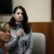 Gypsy Rose Blanchard takes the stand Nov. 15, 2018, in Springfield, Mo., during the trial of her ex-boyfriend, Nicholas Godejohn, who is accused of stabbing Blanchard's mother, Clauddine "Dee Dee" Blanchard, at her home in June 2015. (Nathan Papes/The Springfield News-Leader via AP, File)