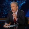 Jon Stewart returned Monday as host of The Daily Show.