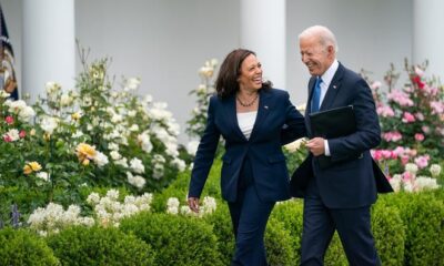 President Joe Biden and Vice President Kamala Harris, pictured in an undated photo.