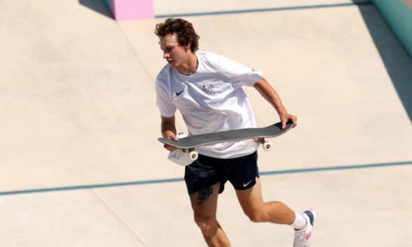 Jagger Eaton's “lowest point in my life” paved way for street skateboard silver medal at Paris 2024 Olympics