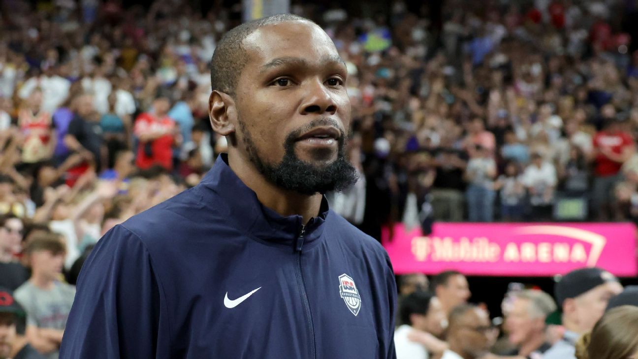 Kevin Durant comes off bench in U.S. Olympic opener vs. Serbia